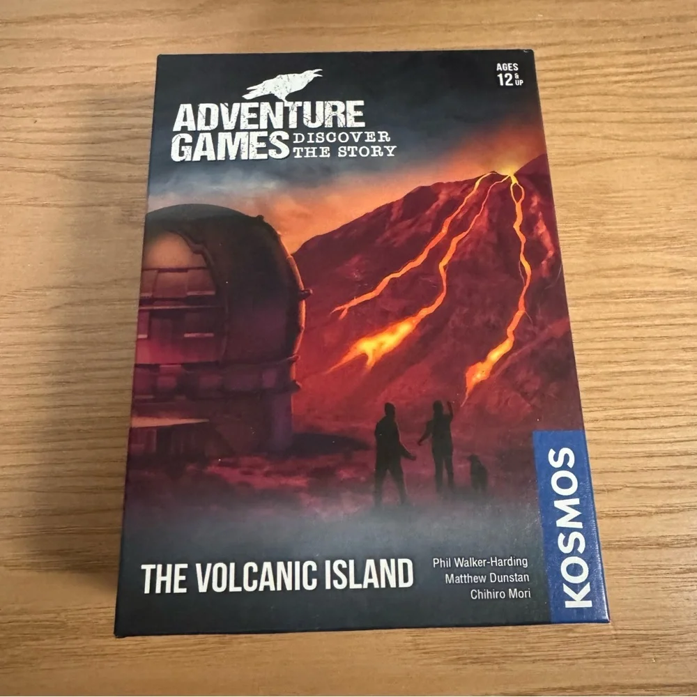 Adventure Games The Volcanic Island Board Game Played Once